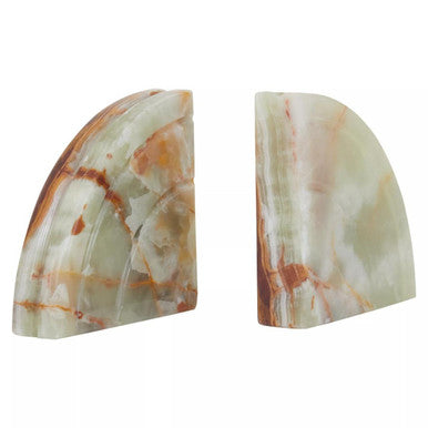 Set of Two Onyx Bookends | Oleena
