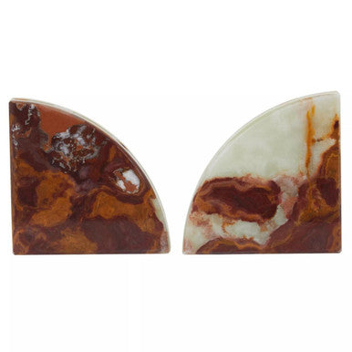 Set of Two Onyx Bookends | Oleena