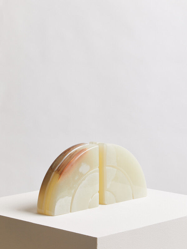 Set of Two Onyx Bookends | Oleena