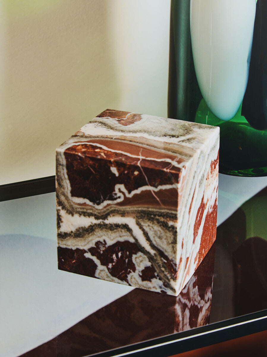 Marble Cube Ornament | Salmo