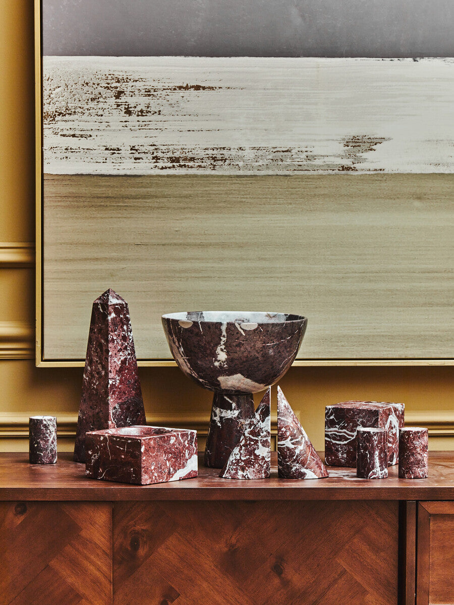 Marble Cube Ornament | Salmo