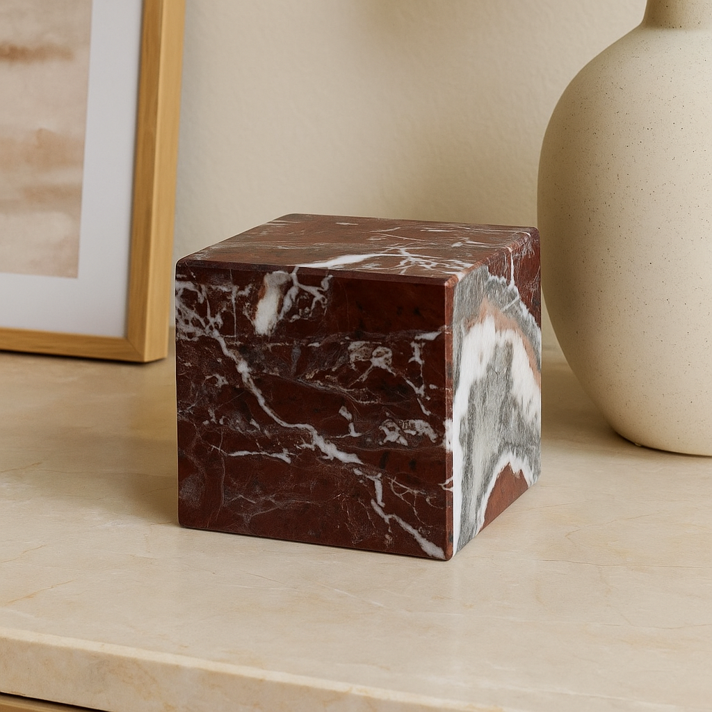 Marble Cube Ornament | Salmo