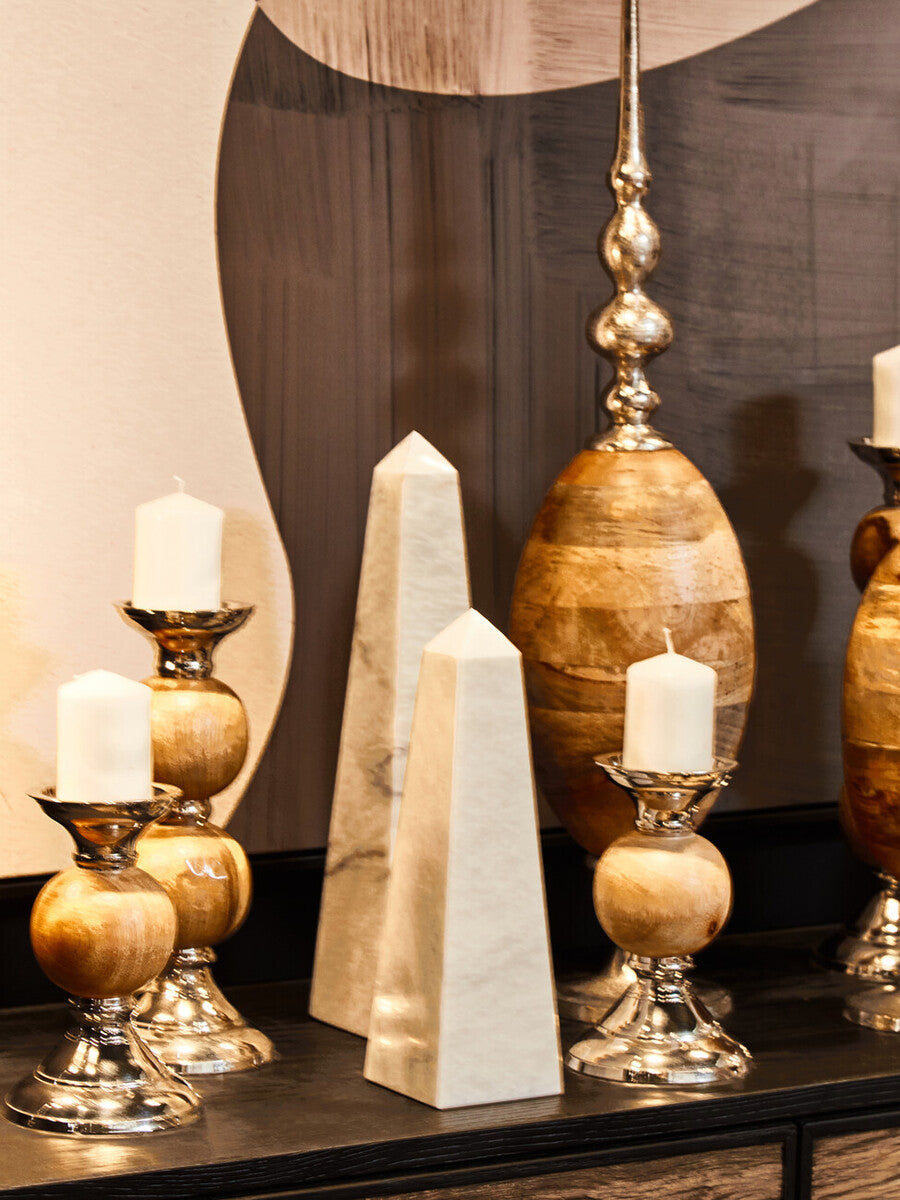 Small White Marble Obelisk | Salmo