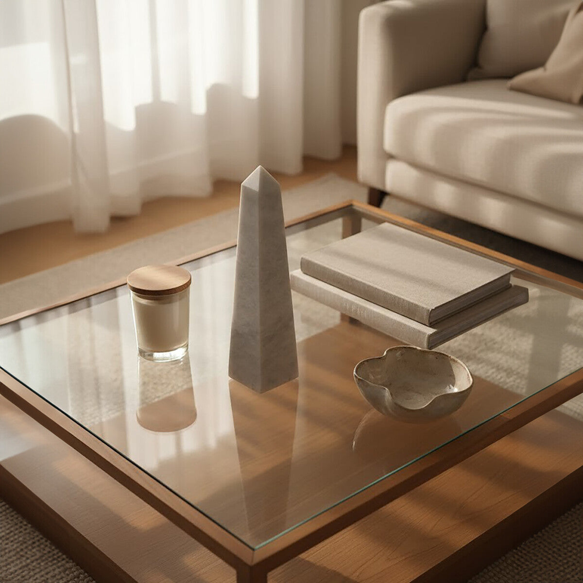 Small White Marble Obelisk | Salmo