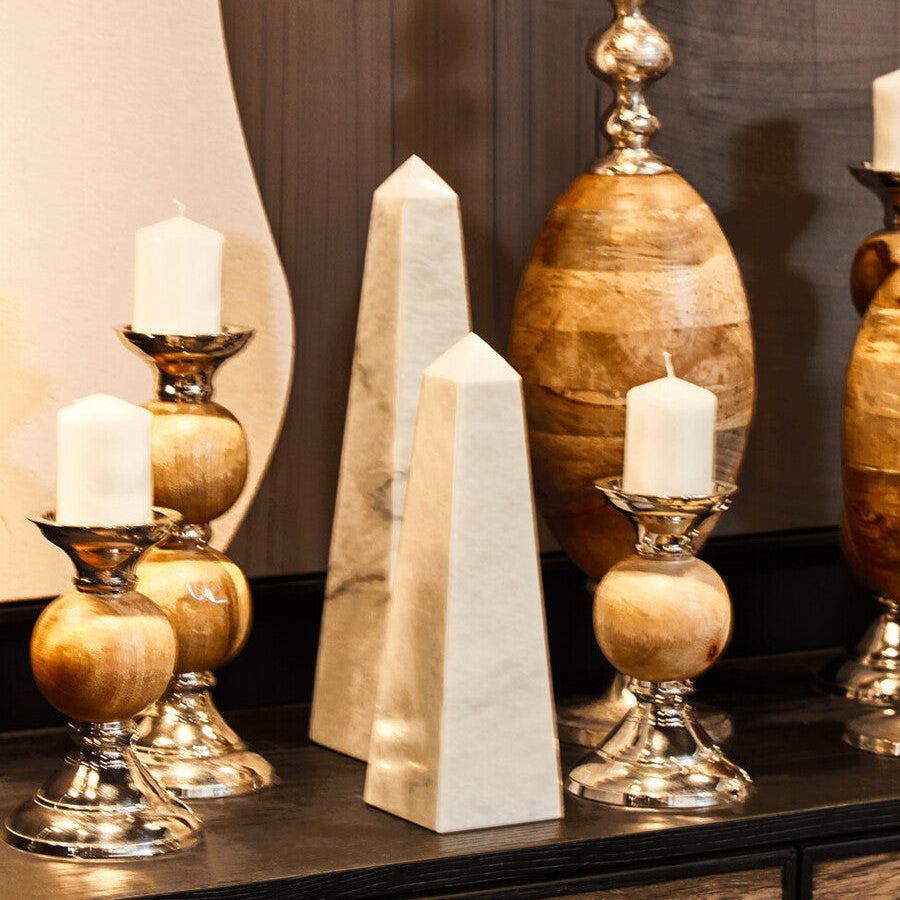 Large White Marble Obelisk | Salmo