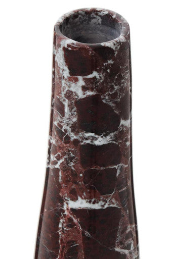 Red Marble Tapered Vase | Salmo