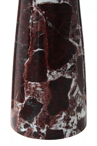 Red Marble Tapered Vase | Salmo