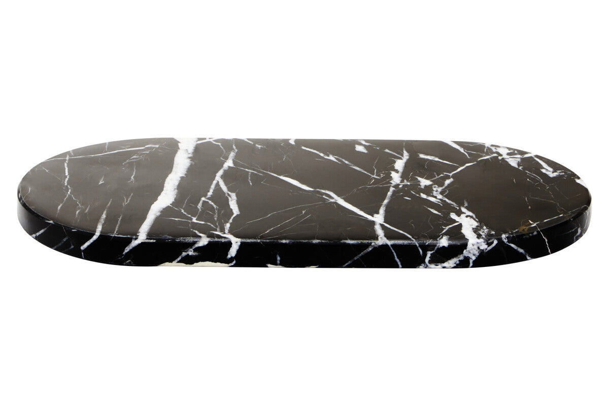 Oval Black Marble Chopping and Serving Board | Salmo