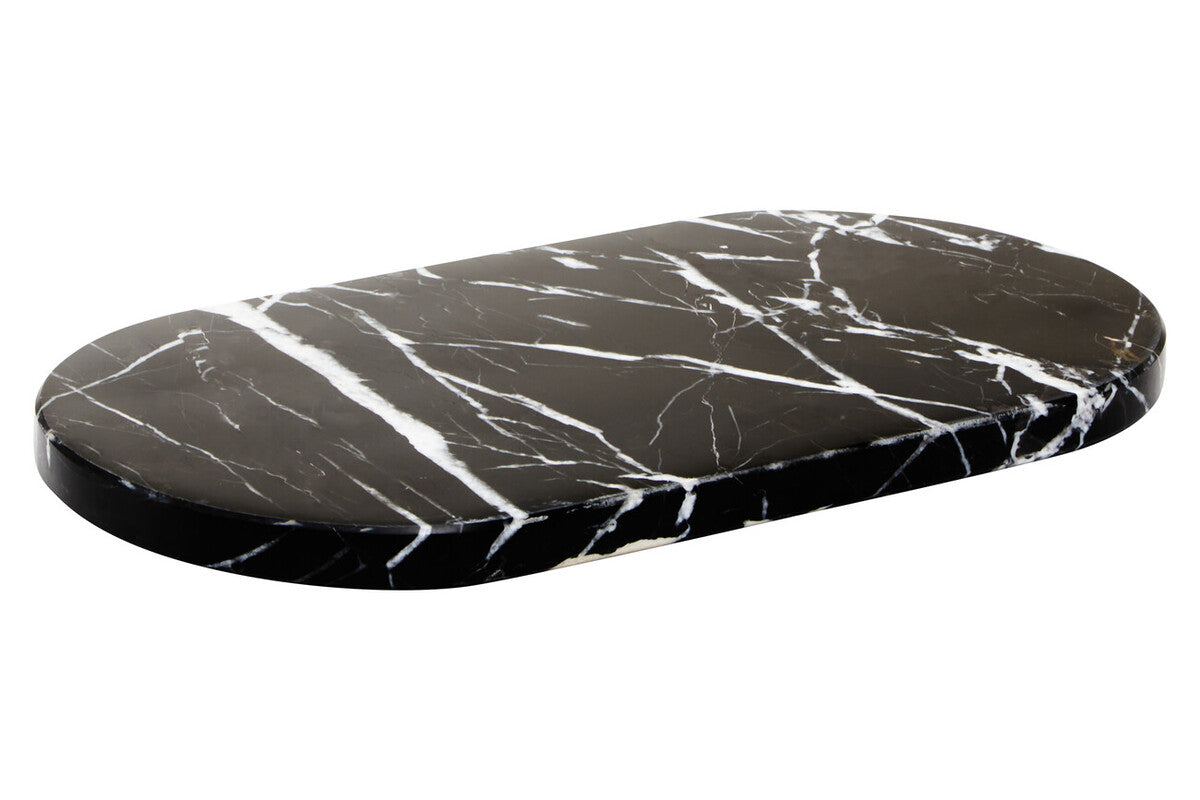 Oval Black Marble Chopping and Serving Board | Salmo