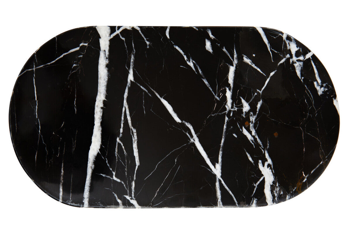 Oval Black Marble Chopping and Serving Board | Salmo