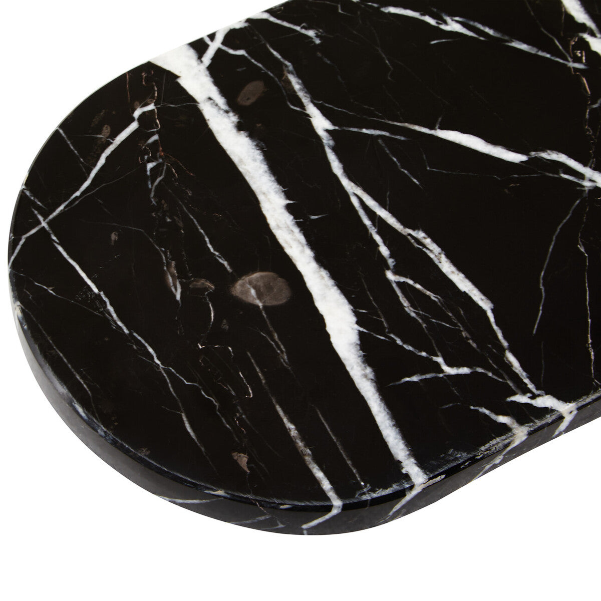 Oval Black Marble Chopping and Serving Board | Salmo