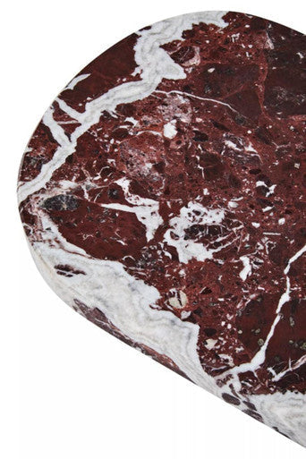 Oval Red Marble Serving Board | Salmo