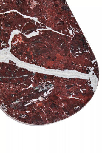 Oval Red Marble Serving Board | Salmo