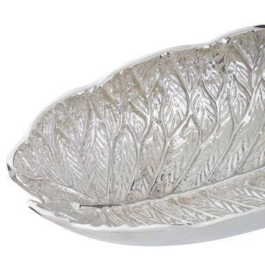 Silver Finish Lotus Leaf Bowl | Salma