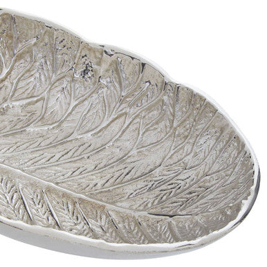 Silver Finish Lotus Leaf Bowl | Salma