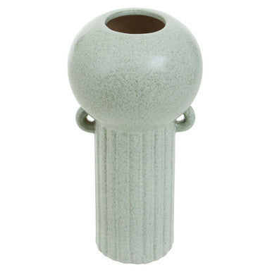 Large Speckled Green Vase | Calcita