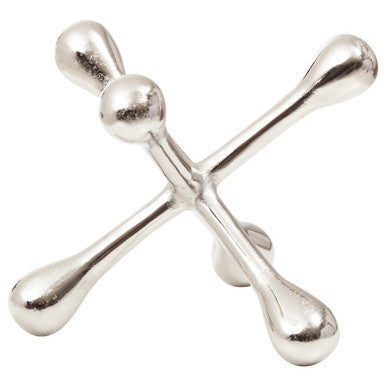 Silver Finish Jack Sculpture | Prato