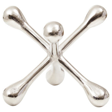 Silver Finish Jack Sculpture | Prato