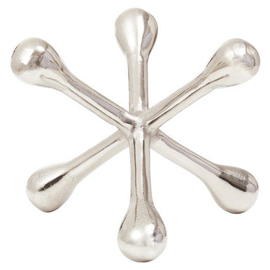 Silver Finish Jack Sculpture | Prato
