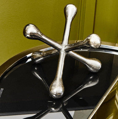 Silver Finish Jack Sculpture | Prato