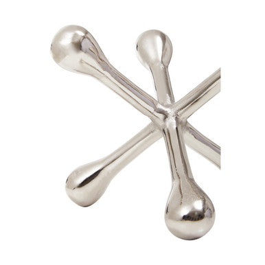 Silver Finish Jack Sculpture | Prato