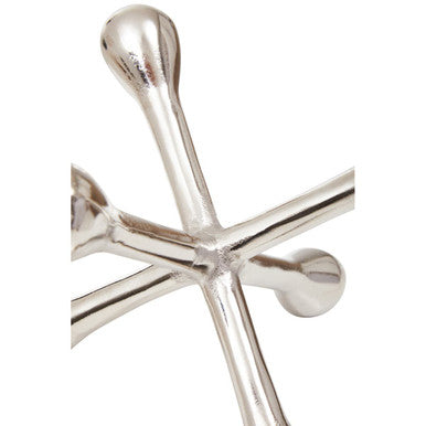 Silver Finish Jack Sculpture | Prato