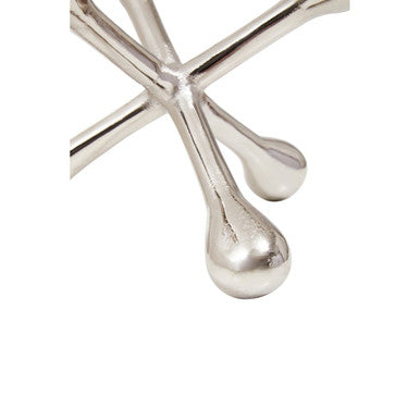 Silver Finish Jack Sculpture | Prato