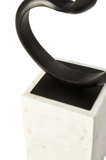 Black Finish Aluminium Knot Sculpture | Mirano