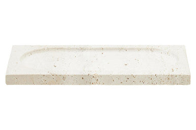 Travertine Rectangular Decorative Tray | Tibor