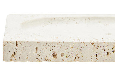 Travertine Rectangular Decorative Tray | Tibor
