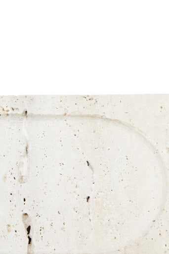 Travertine Rectangular Decorative Tray | Tibor