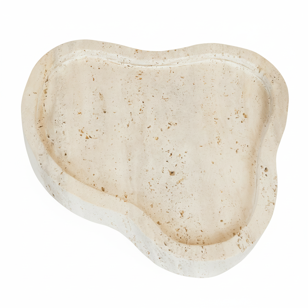 Travertine Irregular Tray | Tibor