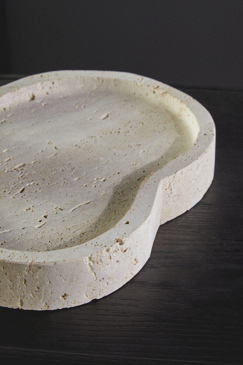 Travertine Irregular Tray | Tibor