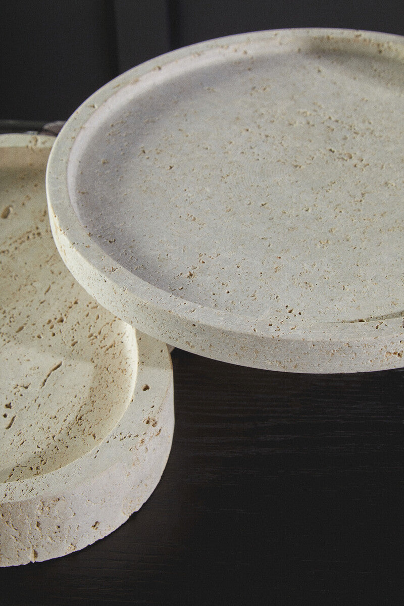 Travertine Irregular Tray | Tibor