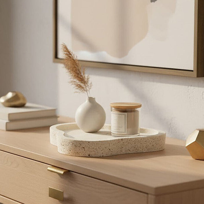 Travertine Irregular Tray | Tibor