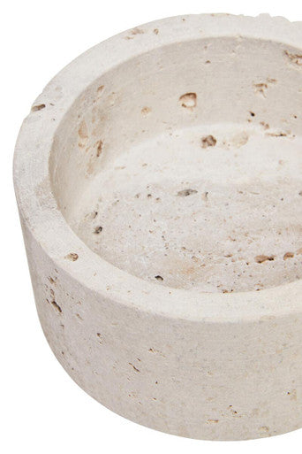 Travertine Round Trinket Box | Tibor