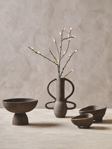 Small Textured Grey Vase | Deriva