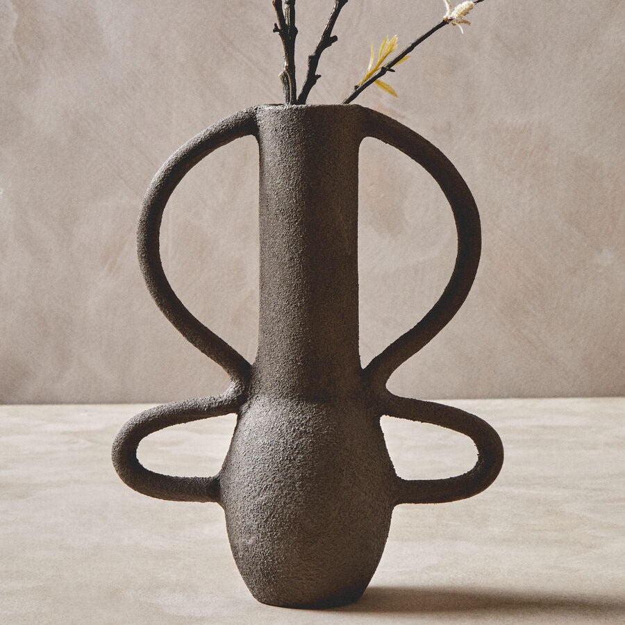 Small Textured Grey Vase | Deriva