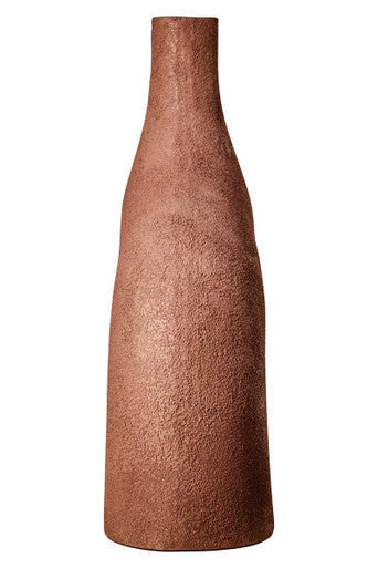 Large Textured Red Abstract Vase | Dunas