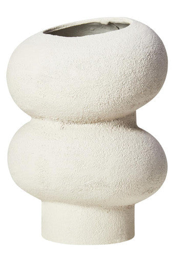 Small Textured White Bubble Vase | Dunas
