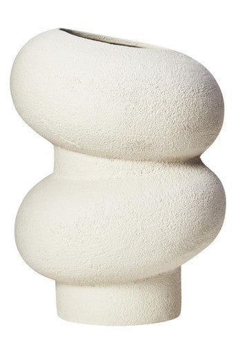 Small Textured White Bubble Vase | Dunas