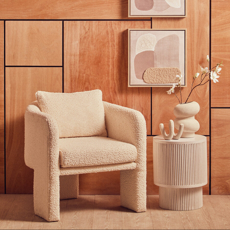 Small Textured White Bubble Vase | Dunas