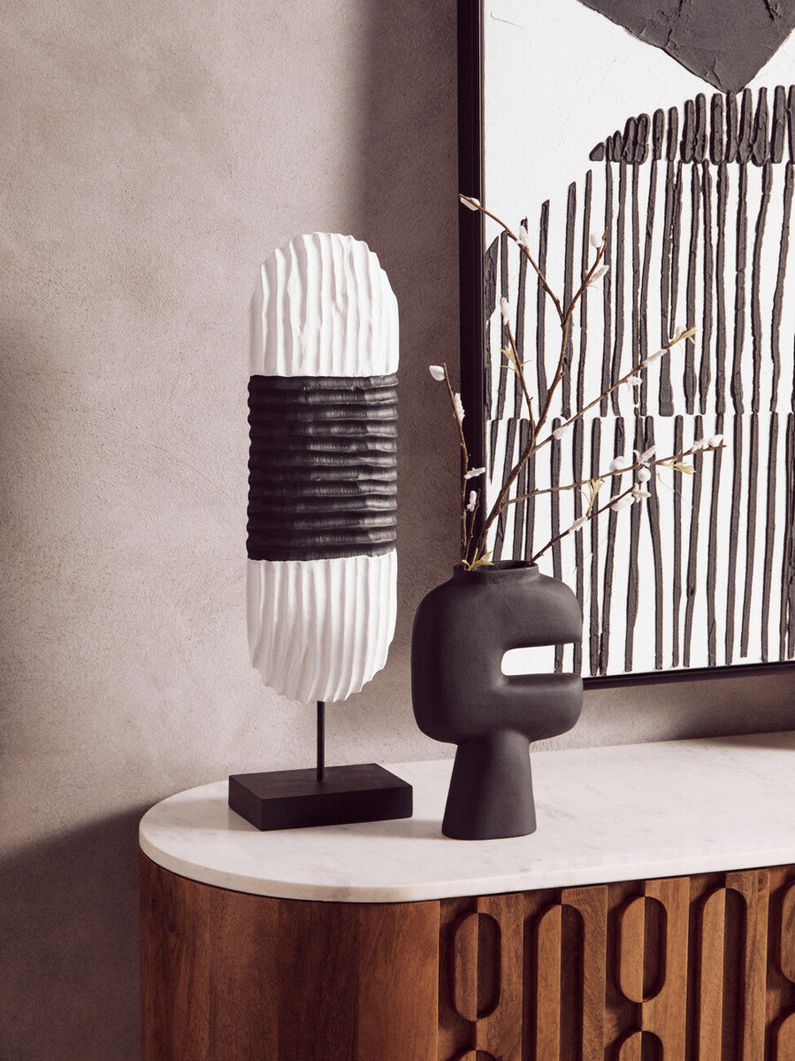Abstract Small Black Vase | Hapax