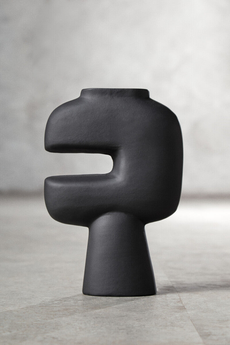 Abstract Small Black Vase | Hapax