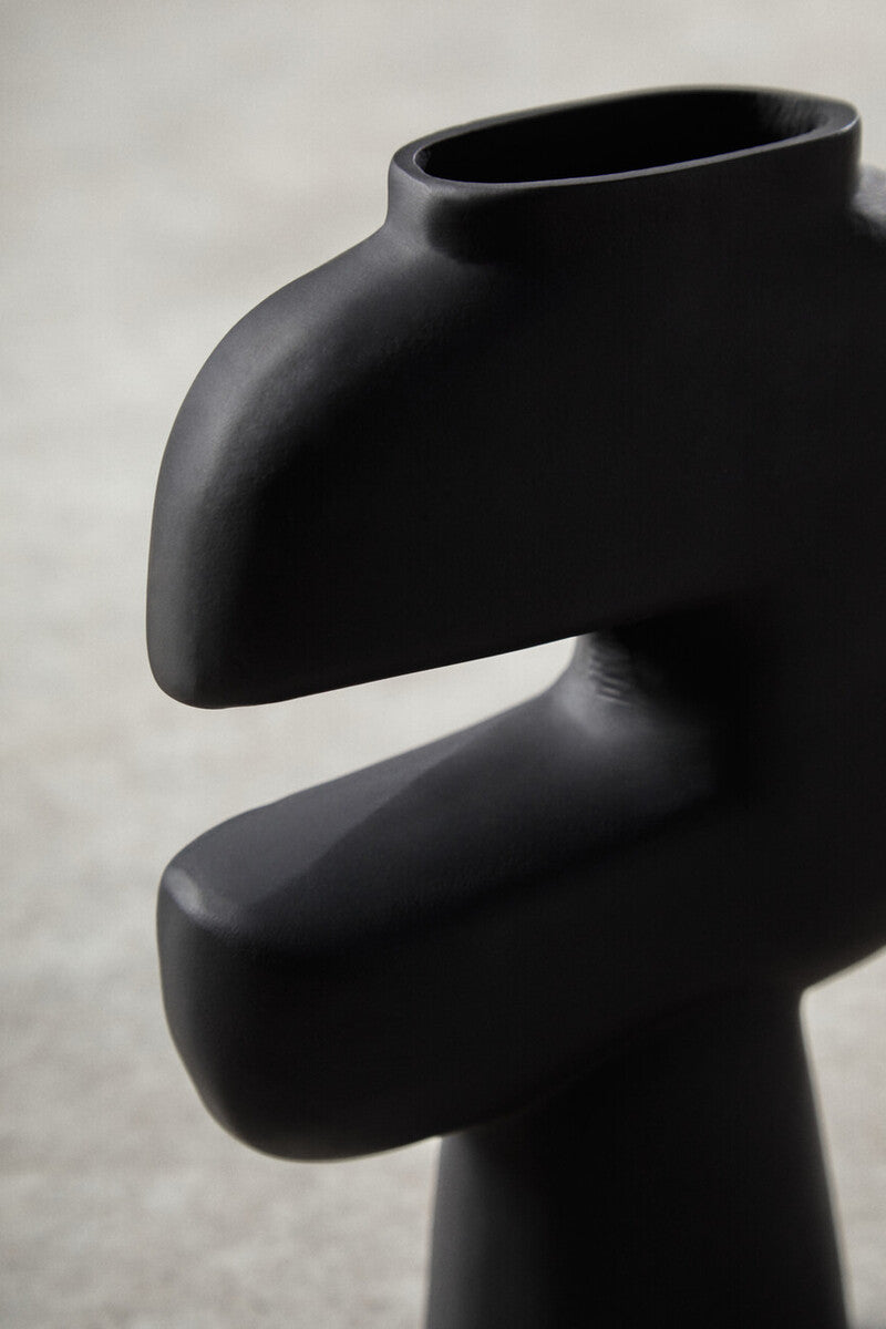 Abstract Small Black Vase | Hapax
