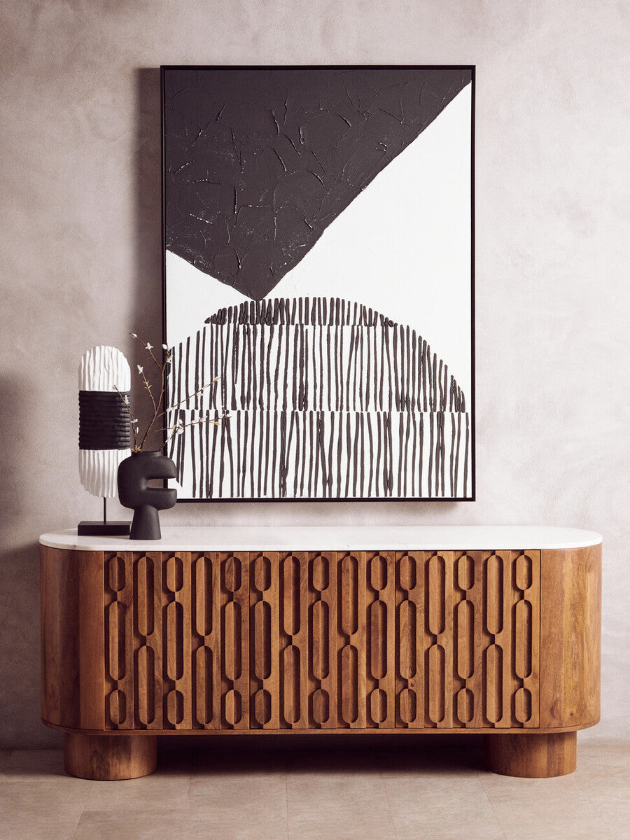 Abstract Small Black Vase | Hapax