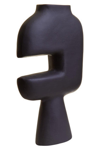 Abstract Large Black Vase | Hapax