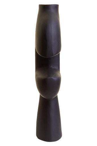 Abstract Large Black Vase | Hapax
