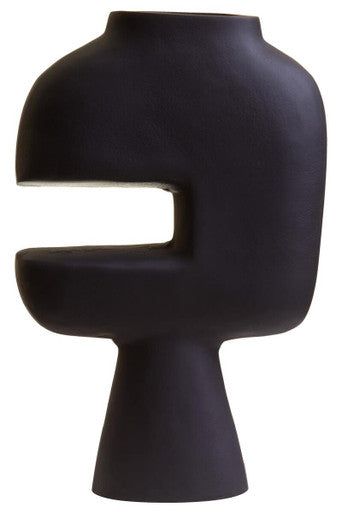 Abstract Large Black Vase | Hapax