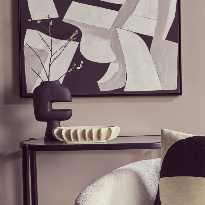 Abstract Large Black Vase | Hapax